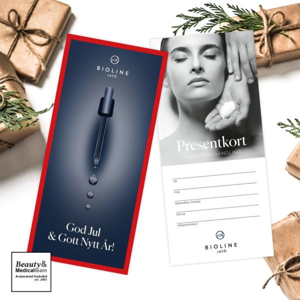 Presentkort från Beauty and Medical team – God jul & Gott nytt år